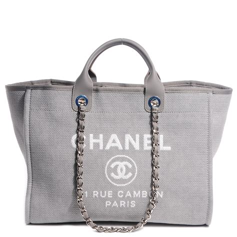 chanel deauville small tote bag|Chanel deauville large canvas bags.